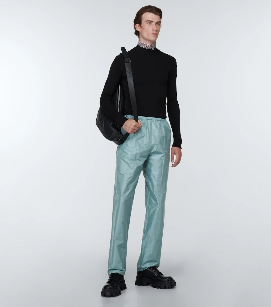 Prada - Silk wide-leg pants