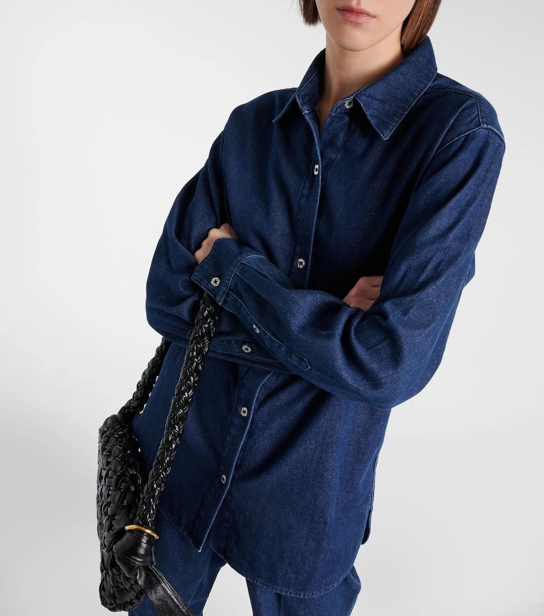 Tove - Navie denim shirt