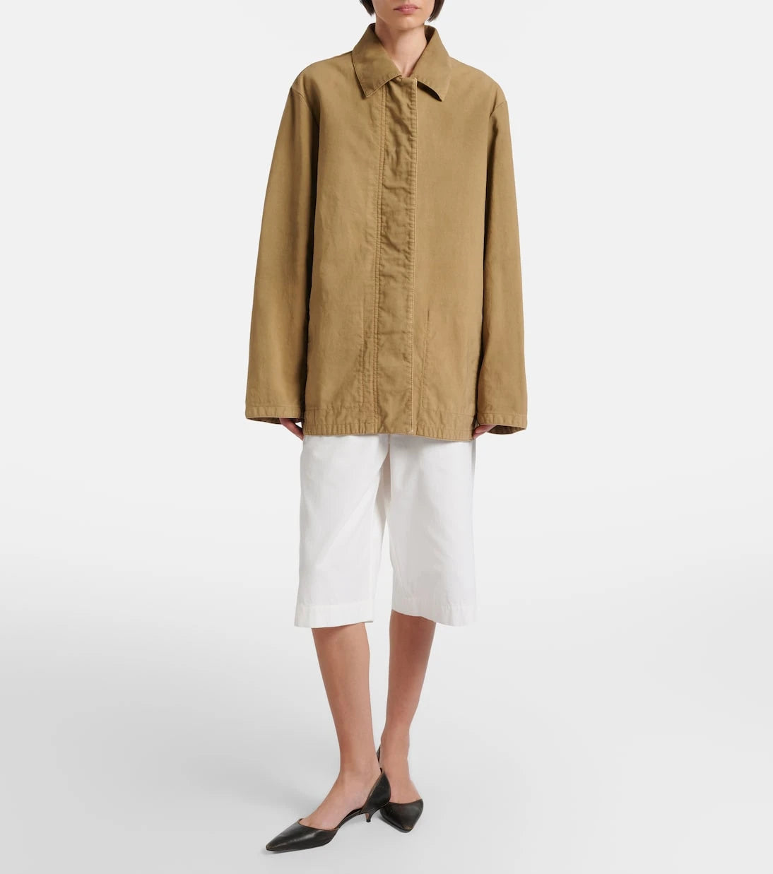 The Row - Faldra cotton Bermuda shorts