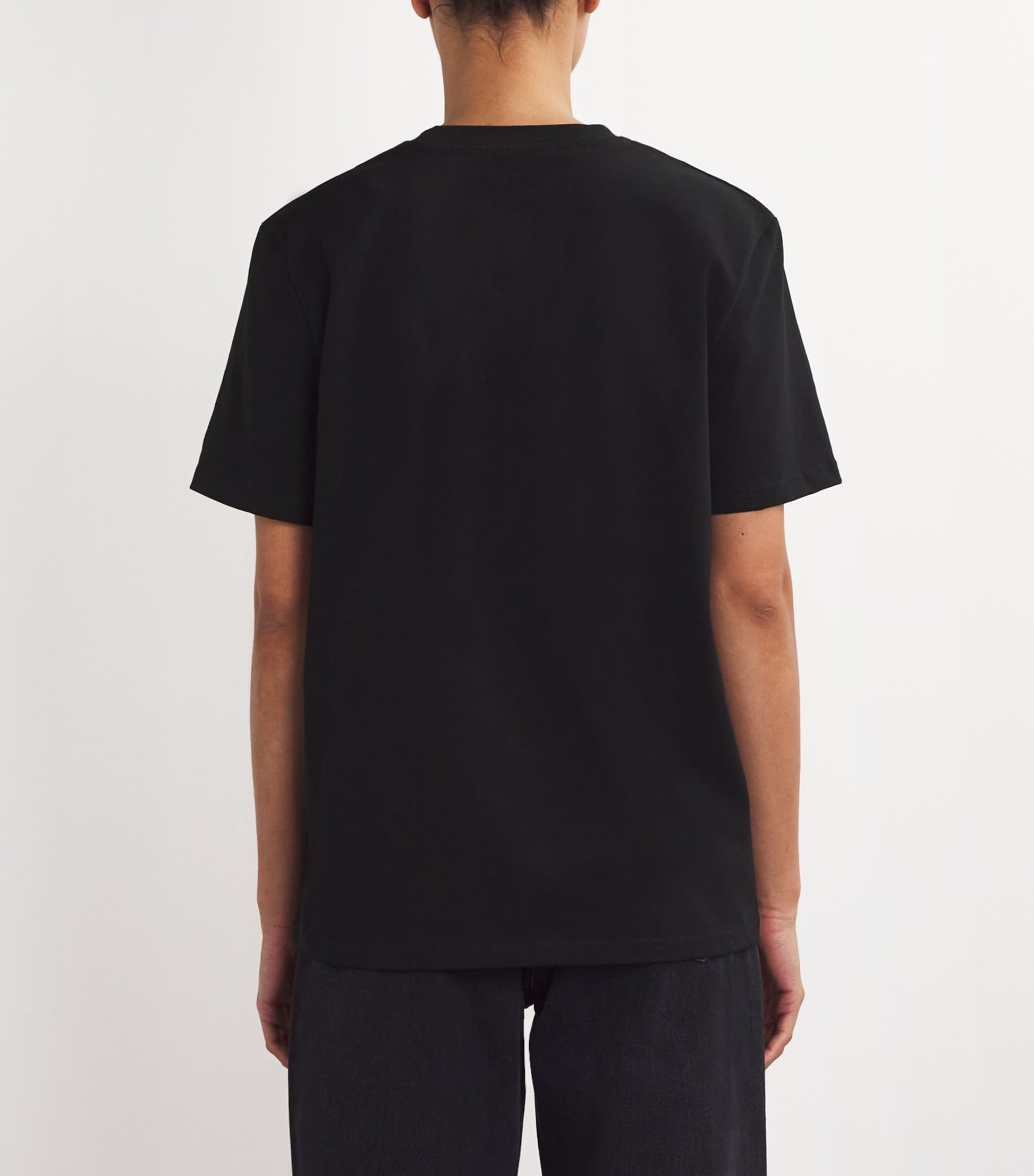 Black Cotton Oversized T-Shirt