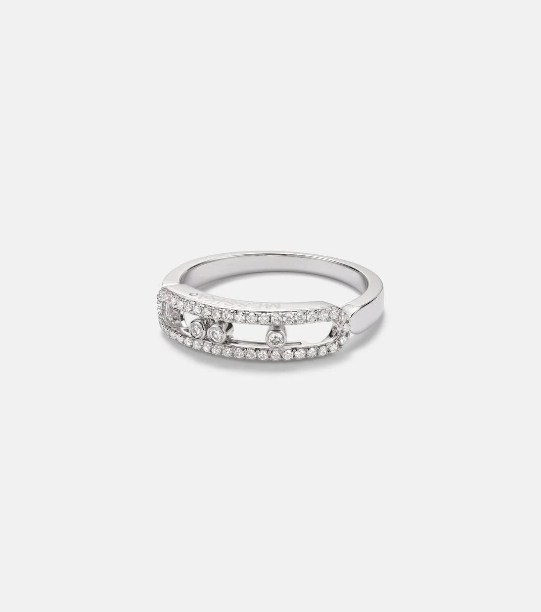 Messika - Baby Move 18kt white gold ring with diamonds
