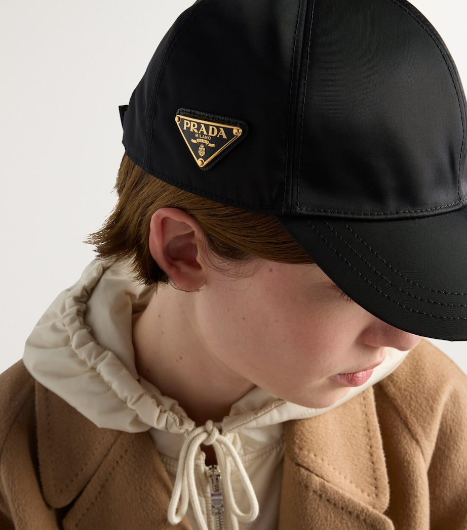 Prada Black Re-Nylon Baseball Cap
