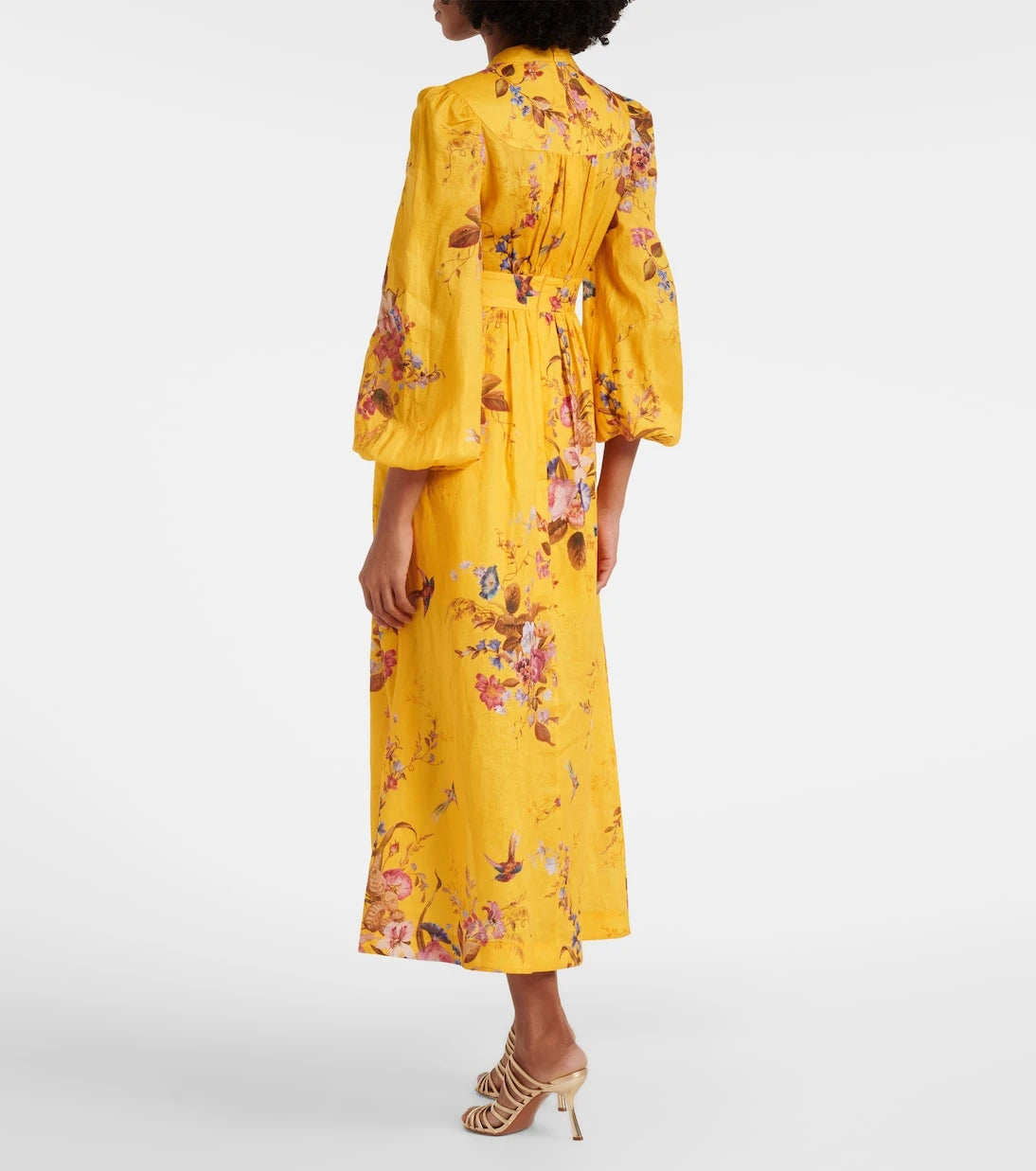 Zimmermann - Floral linen midi dress