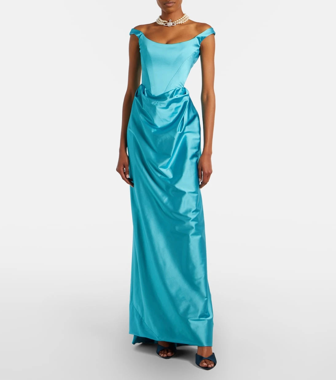Vivienne Westwood - Nova Camille satin bustier gown