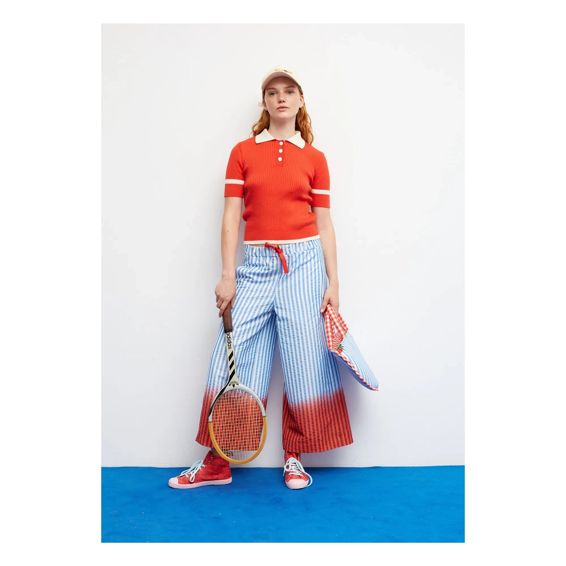 Dr Bloom - Trina Cotton polo shirt  | Red