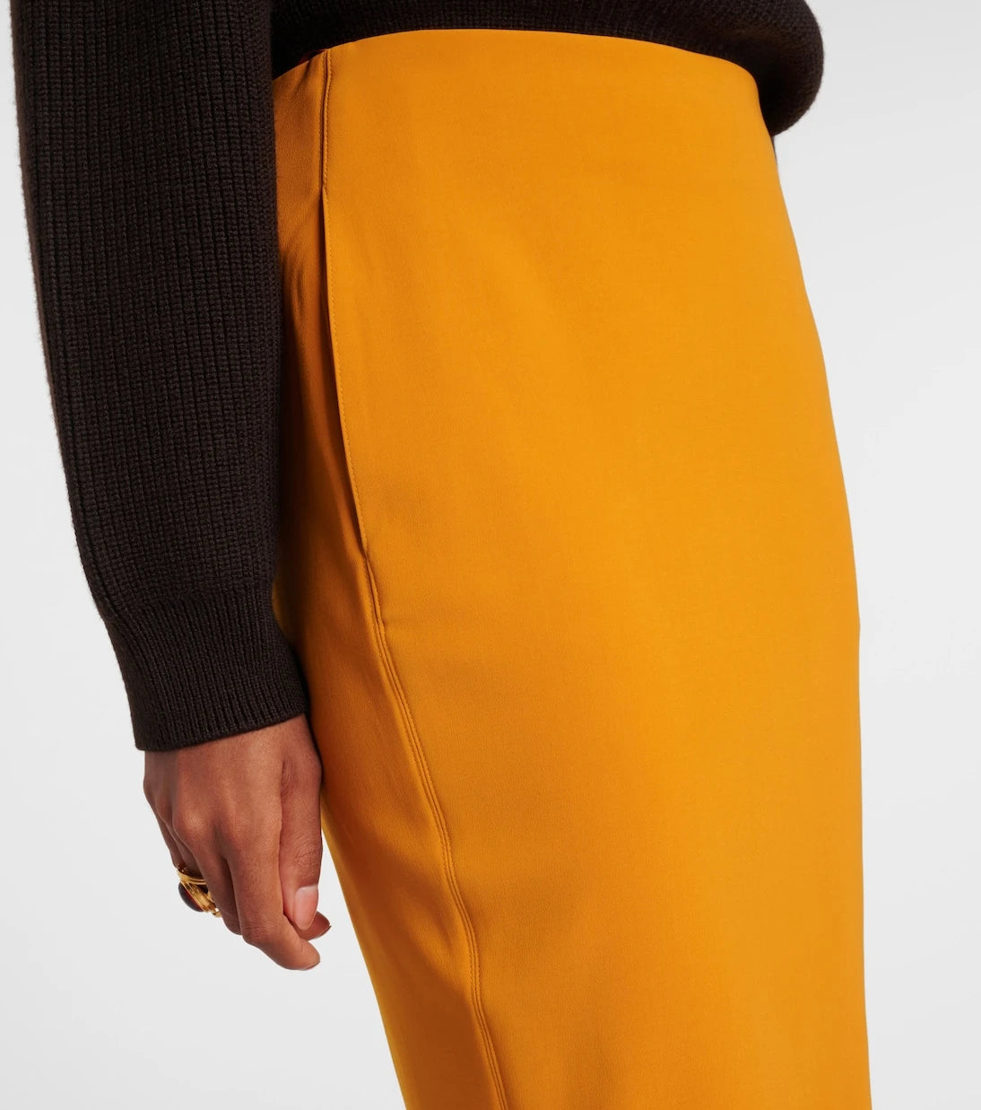 Saint Laurent - High-rise pencil skirt