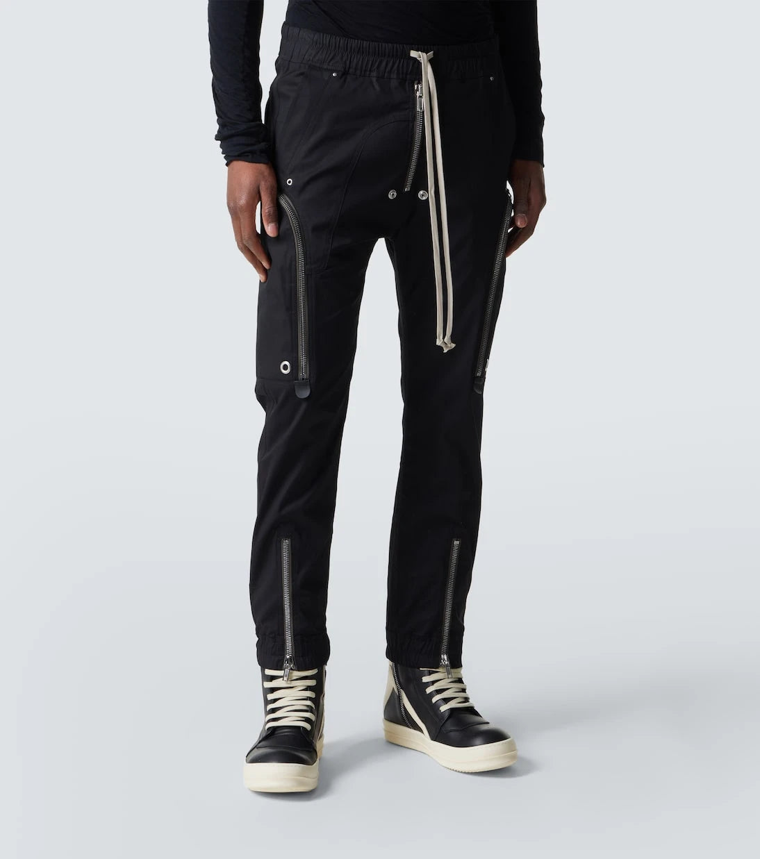 Rick Owens - Bauhaus cotton-blend poplin slim pants
