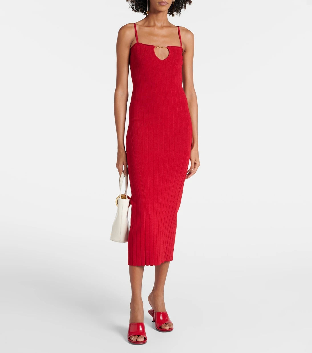 Jacquemus - فستان ميدي La Robe Sierra Bretelles