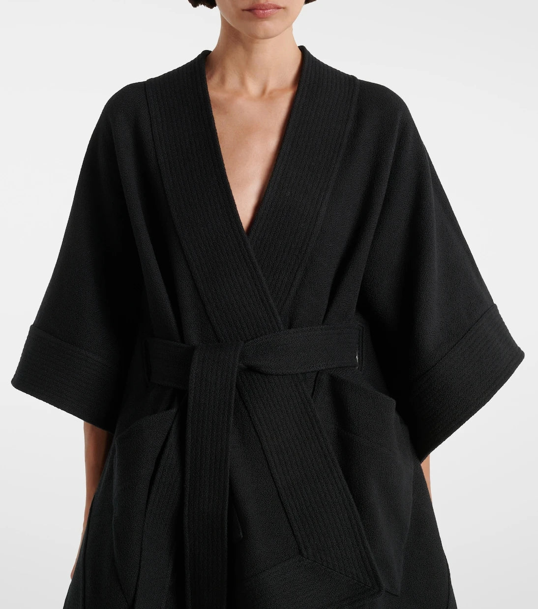 Wardrobe.NYC - Belted cotton cape