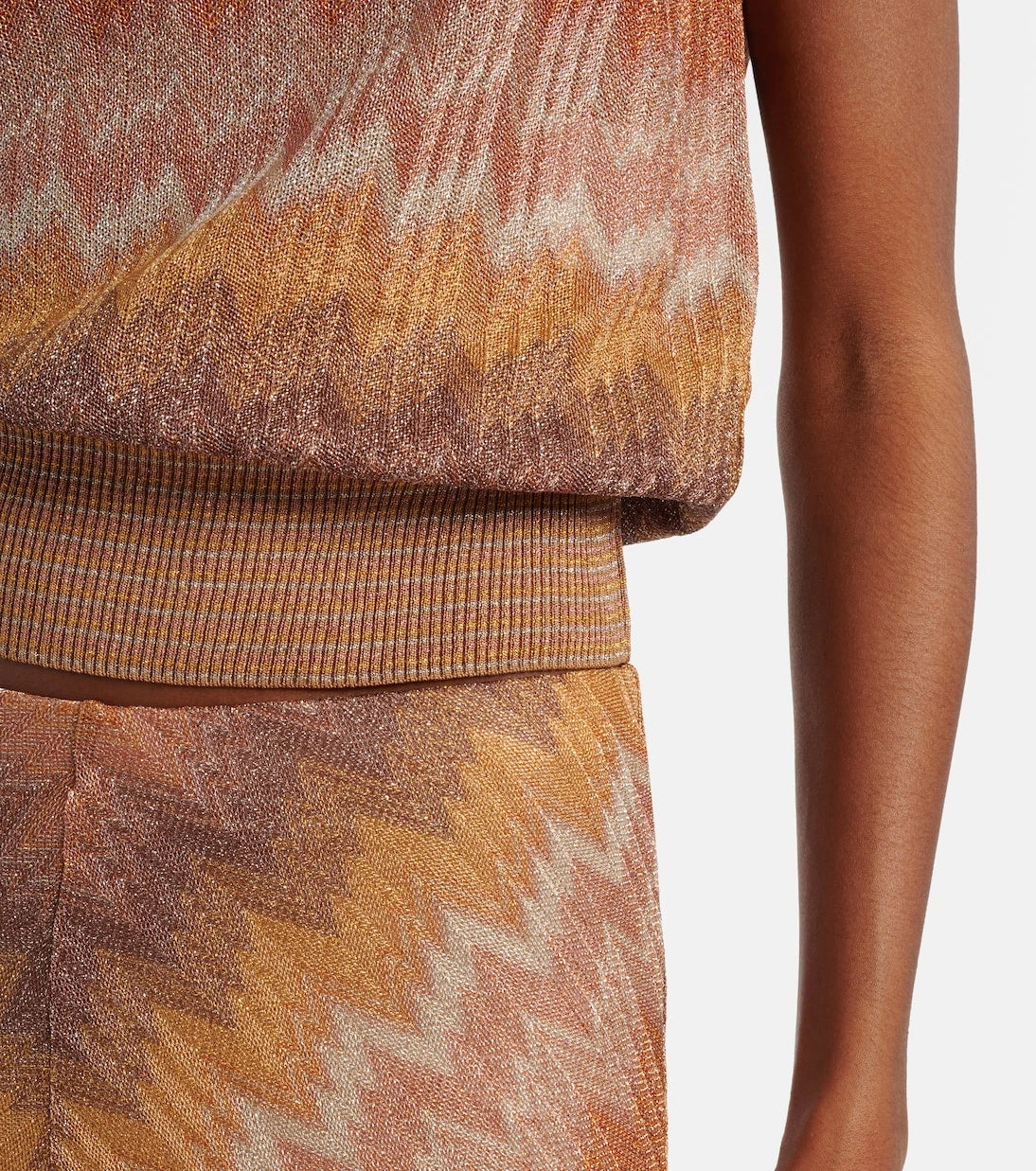 Missoni - Zigzag lamé top