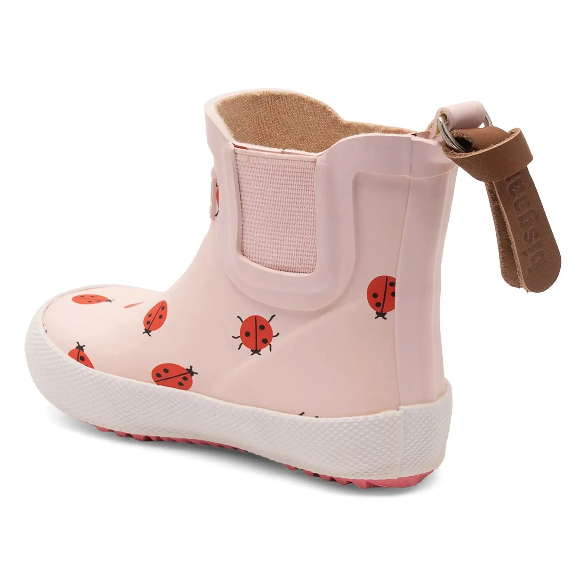 bisgaard - Baby Rubber Ladybird Rain Boots | Pale Pink