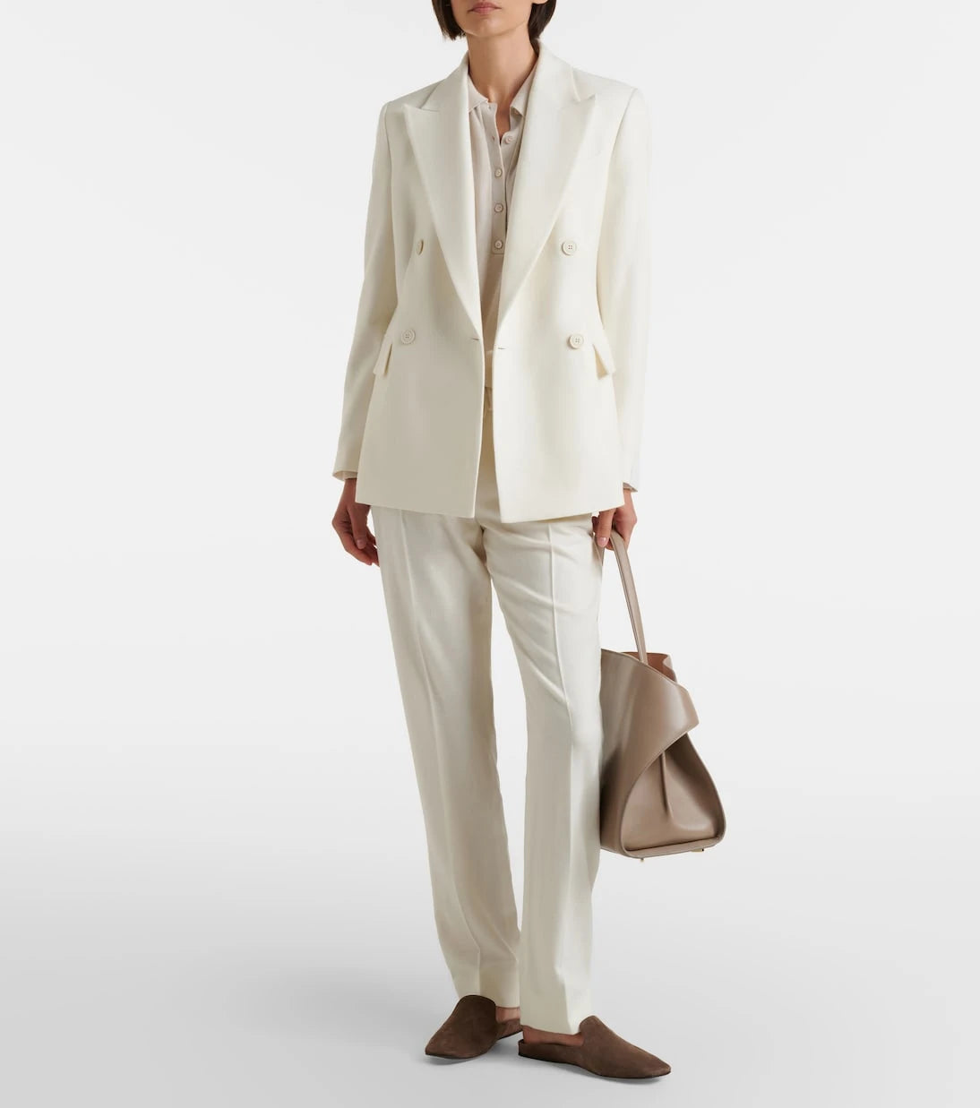Eleventy - Wool and cashmere tapered pants