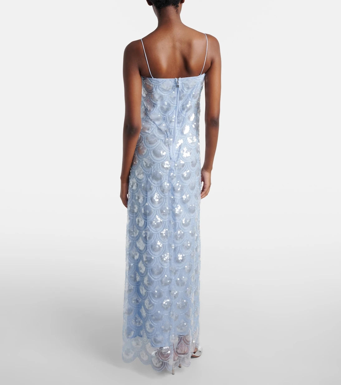 Rotate - Scalloped embellished maxi dress