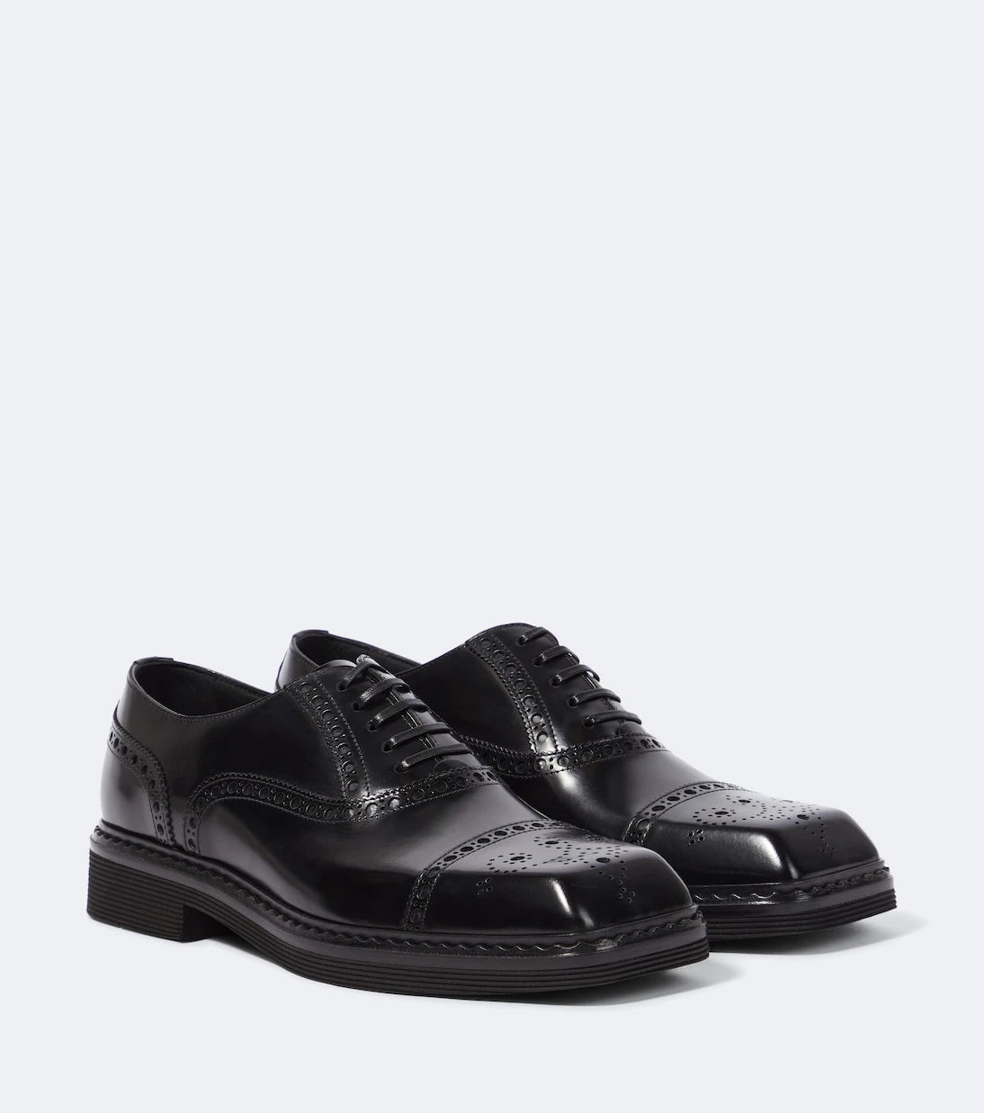 Dolce&Gabbana - Leather Oxford shoes