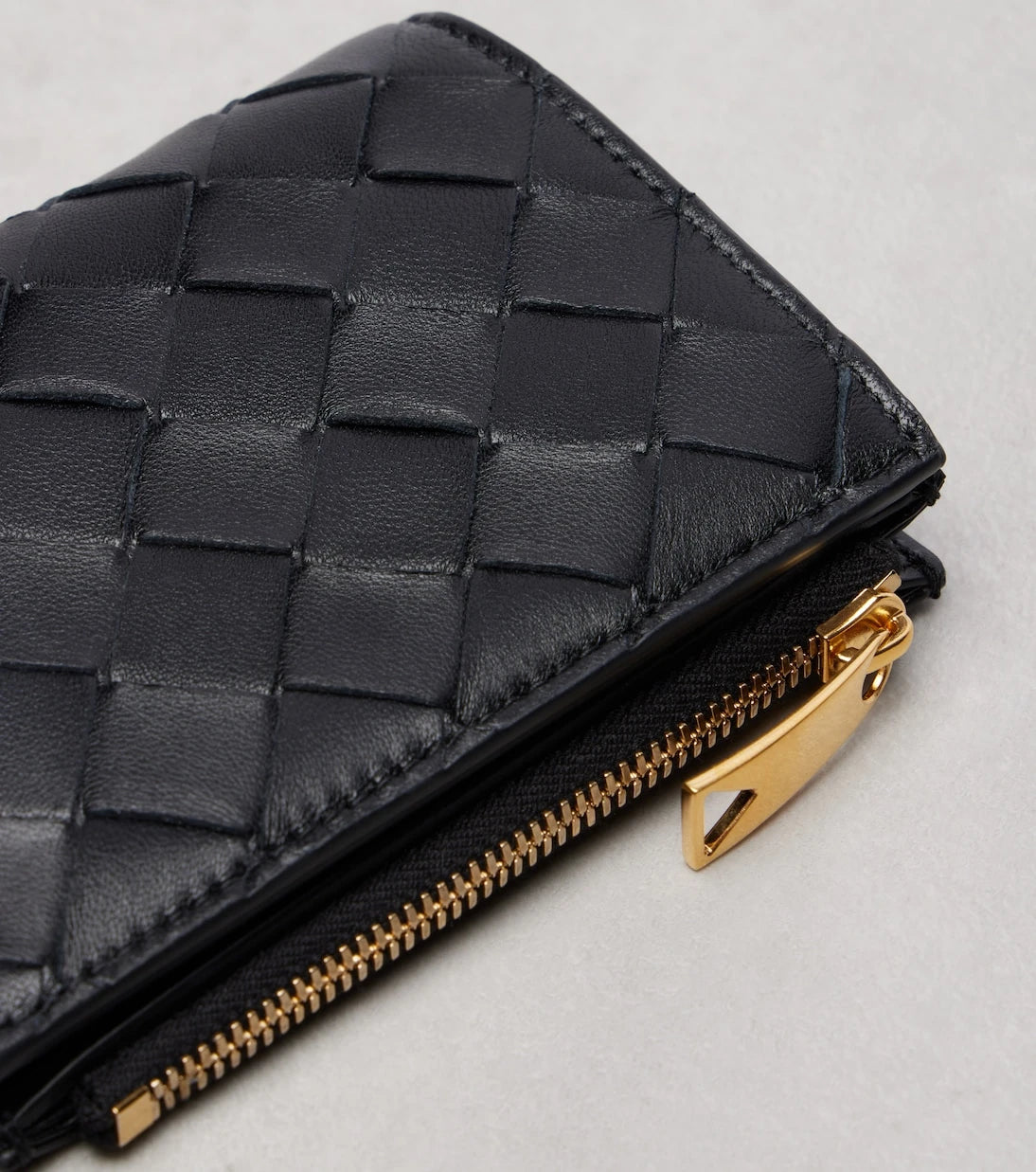 Bottega Veneta - Intrecciato leather bifold wallet