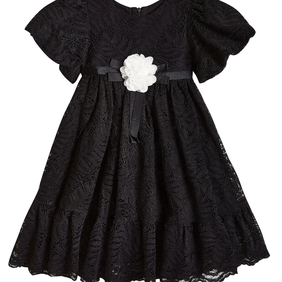 Patachou - Ruffled lace dress