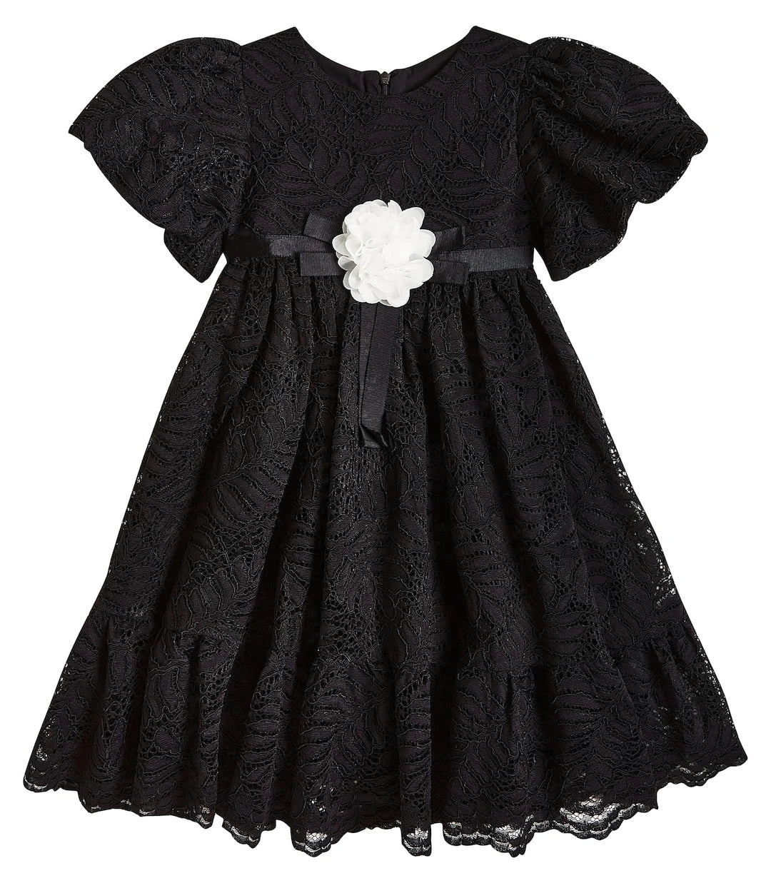 Patachou - Ruffled lace dress