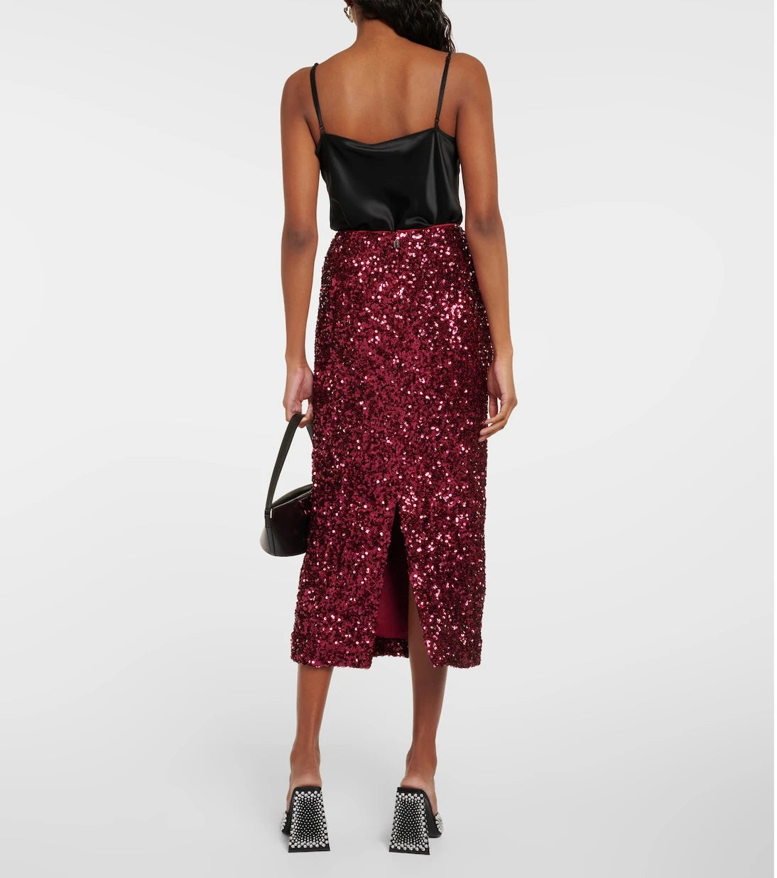 Rotate - Sequined midi skirt