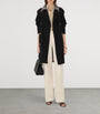 Burberry Black Mid-Length Castleford Trench Coat