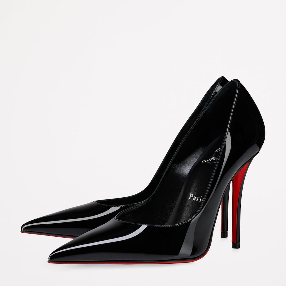 Christian Louboutin Black Miss Z Patent Leather Pumps 100