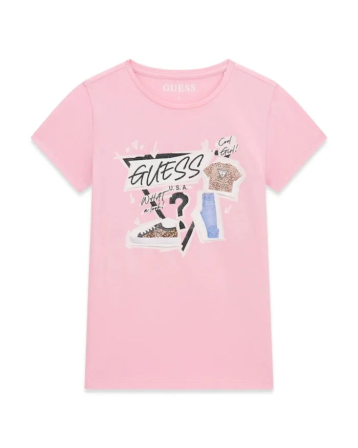 Guess çocuk pamuklu elastan tişört