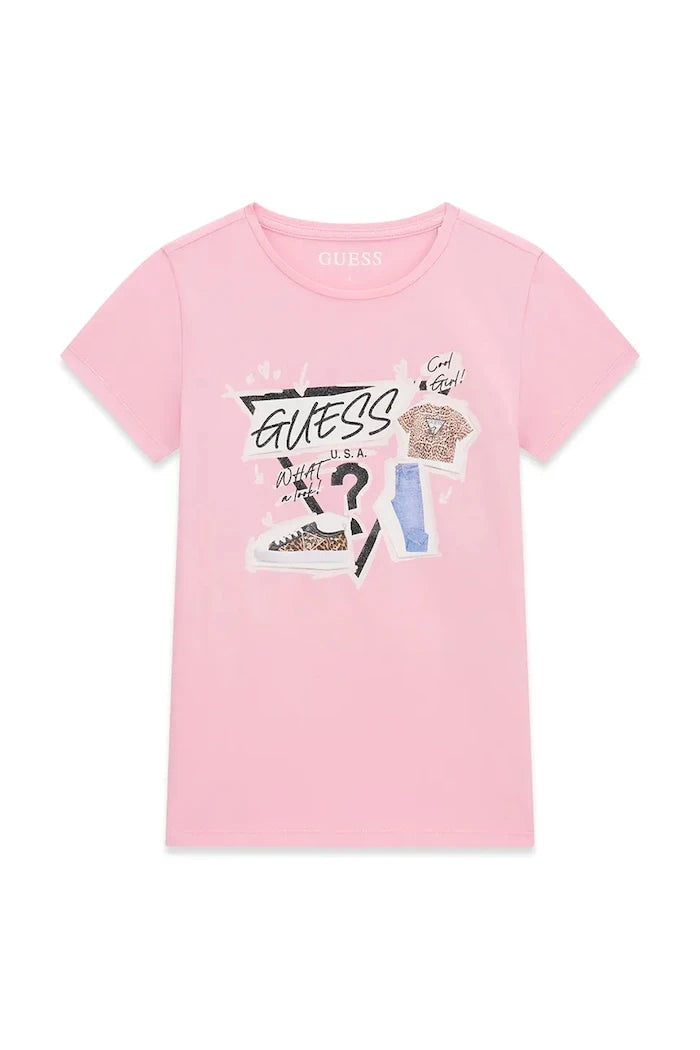 Guess çocuk pamuklu elastan tişört