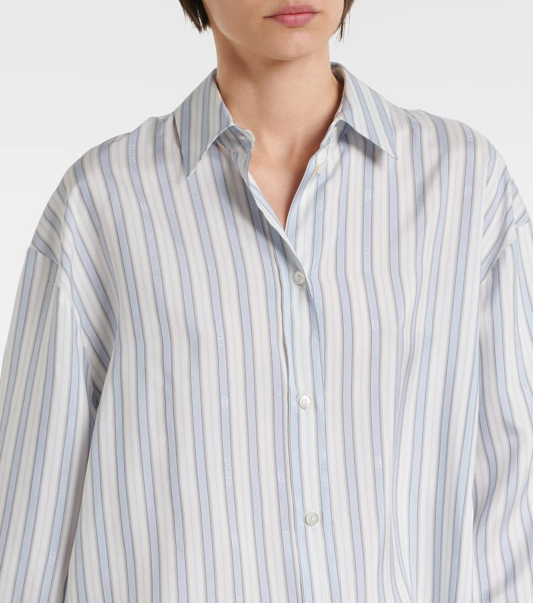 Gucci - Striped silk shirt