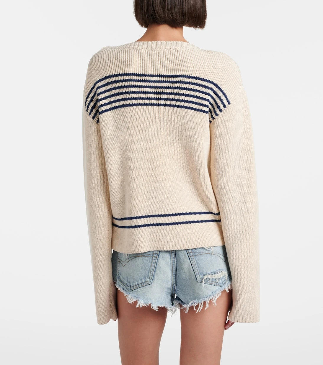 Balenciaga - Striped cotton sweater