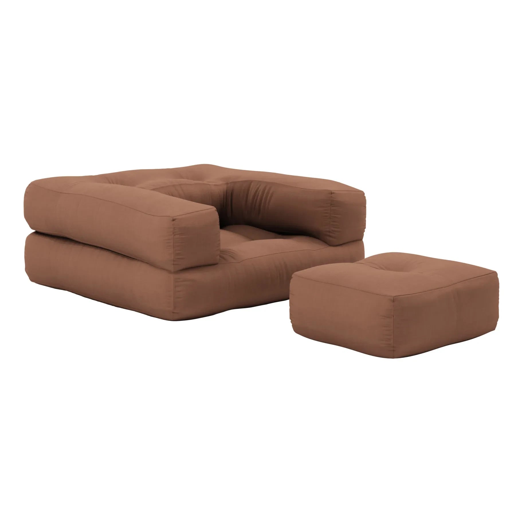 Karup Design - Children's Cube Pouf Armchair | Brown
