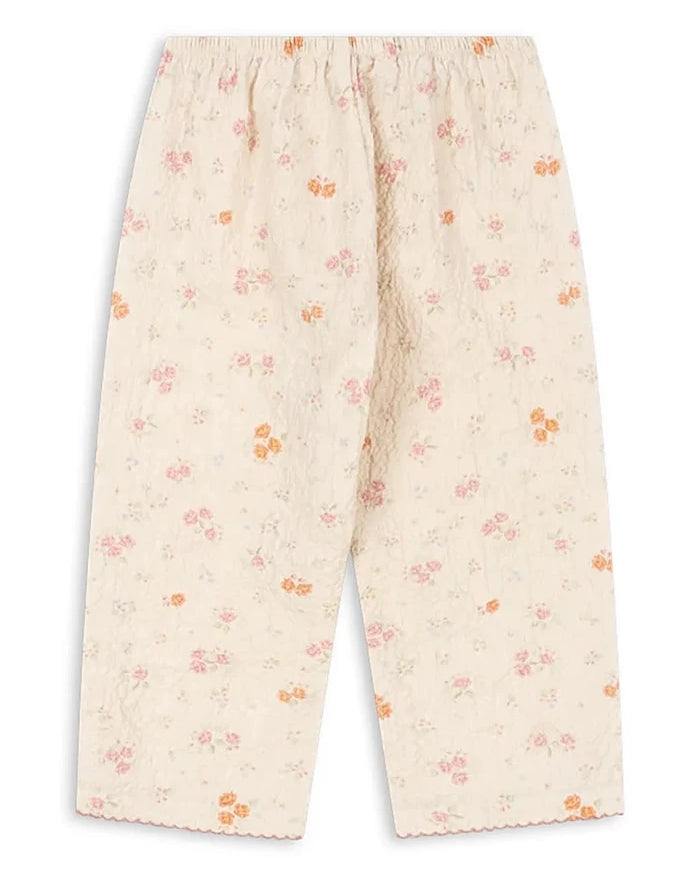 Konges Sløjd çocuk pamuklu elastan pantolon ELIN SLIT PANTS GOTS
