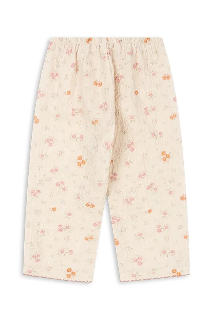 Konges Sløjd çocuk pamuklu elastan pantolon ELIN SLIT PANTS GOTS
