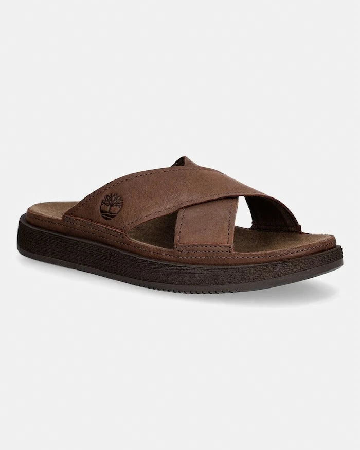 Timberland чехли мъжки от кожа Casco Cove Slide