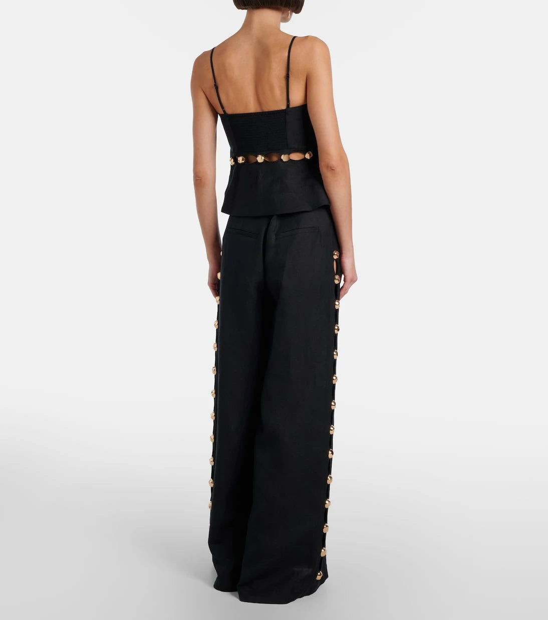 Simkhai - Linen-blend wide-leg pants