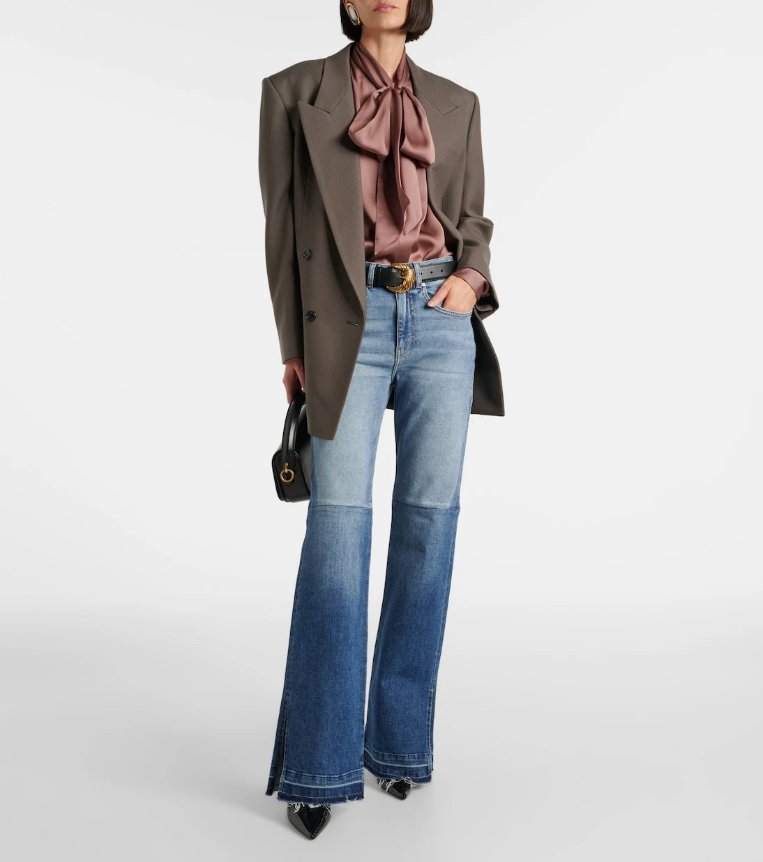 AG Jeans - La Croisette high-rise flared jeans