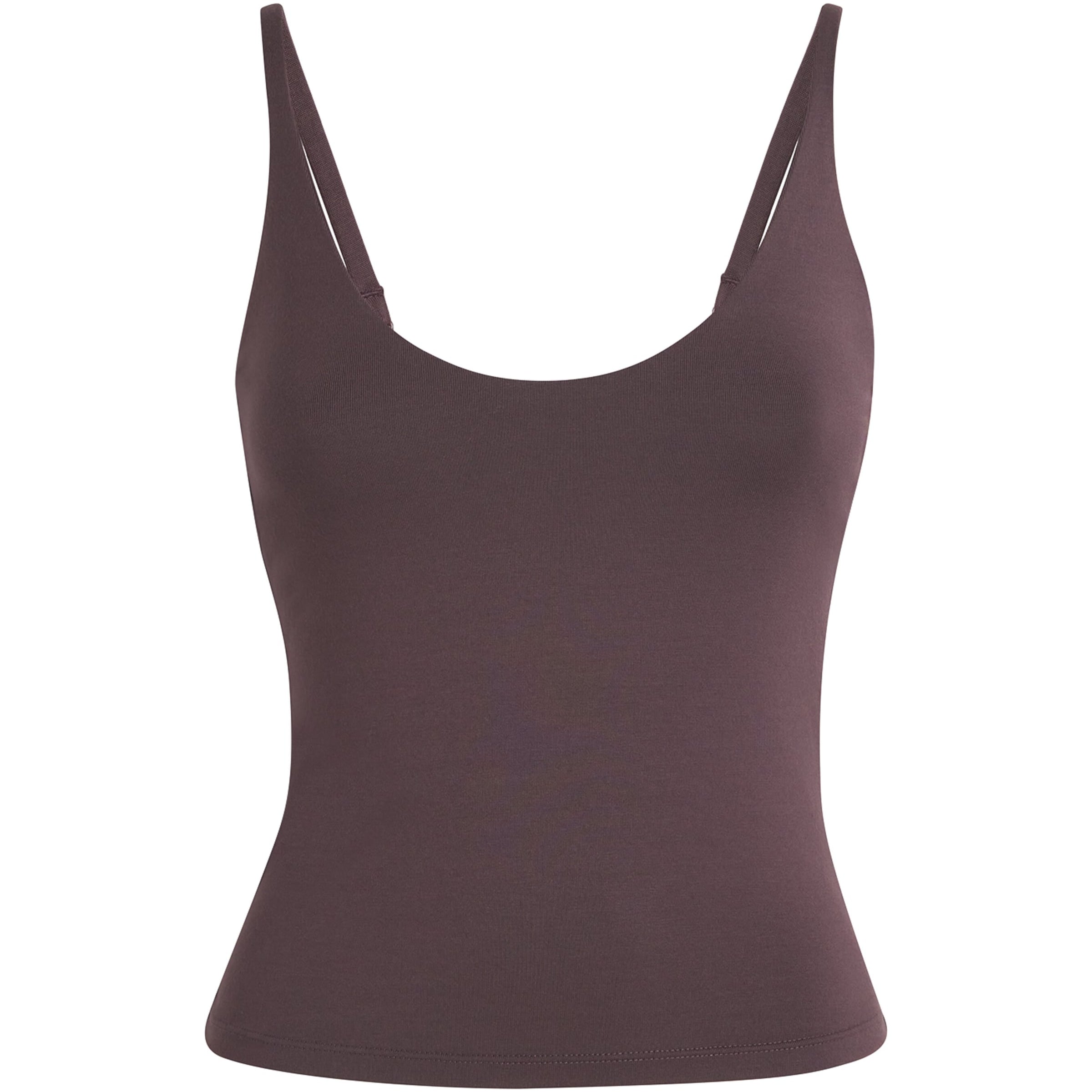 Skims Burgundy Smooth Lounge Cami Top