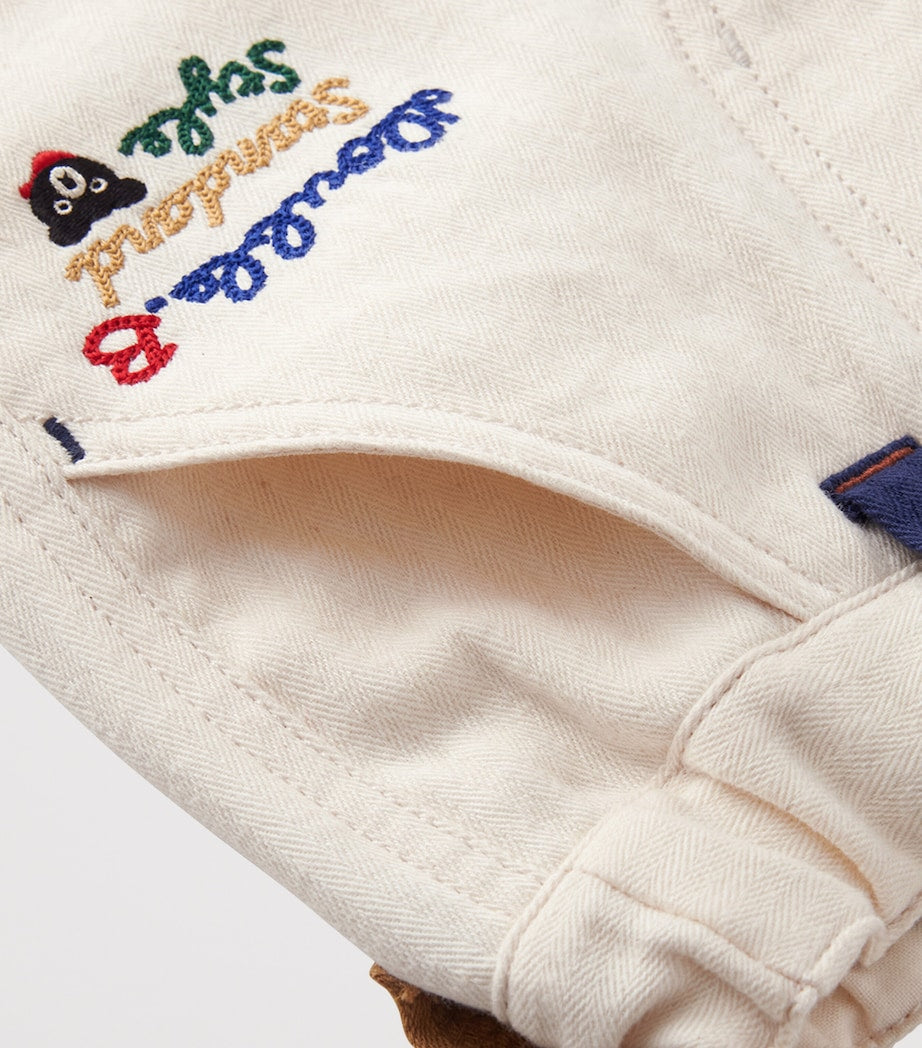Cotton Embroidered Trousers (3-5 Years)