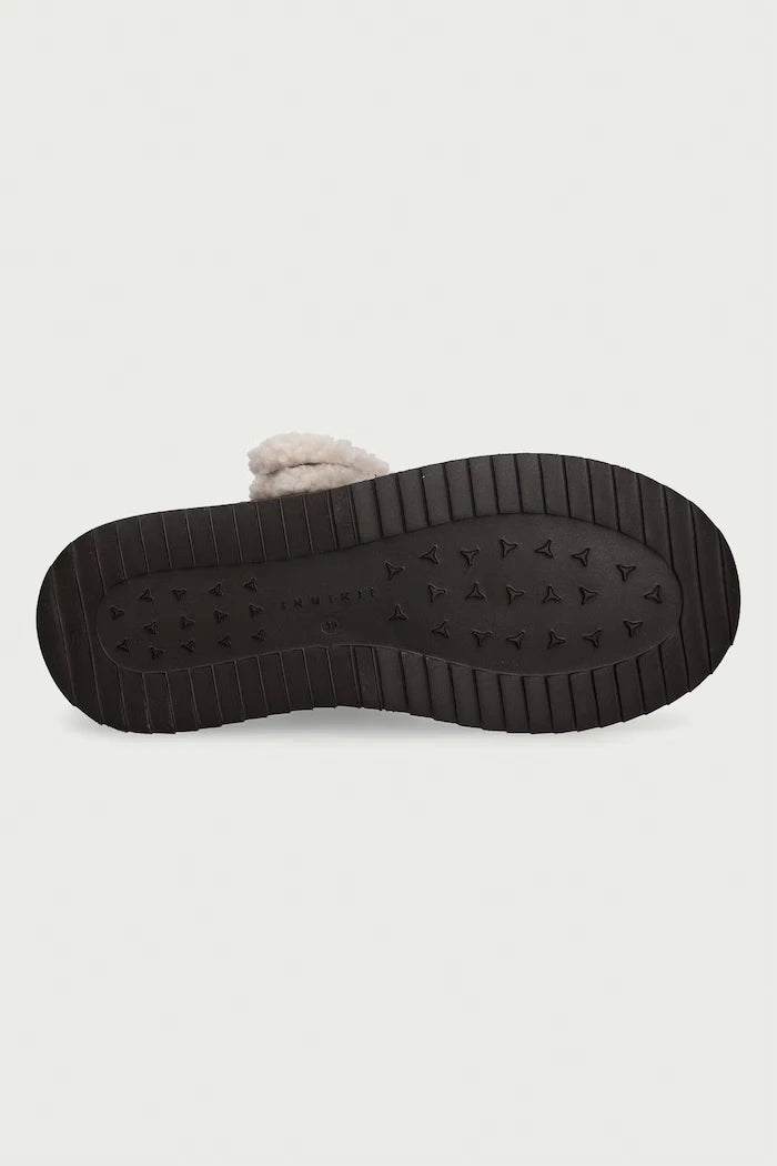 Inuikii Süet Shearling M.J. Balerinler