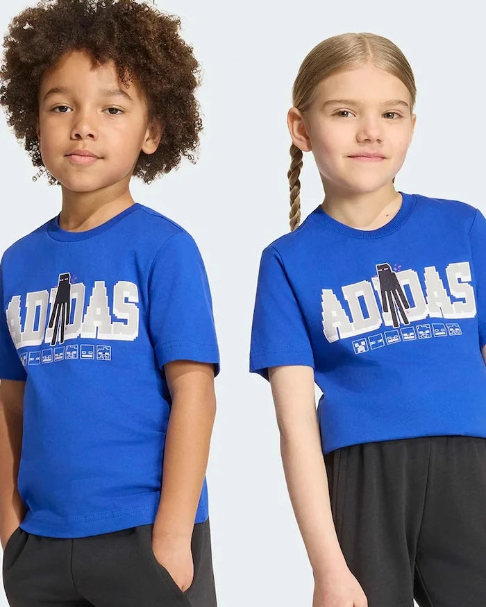 adidas çocuk pamuklu MINECRAFT tişört