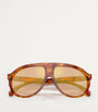Moncler Brown Acetate Fhaite ME6001 Sunglasses