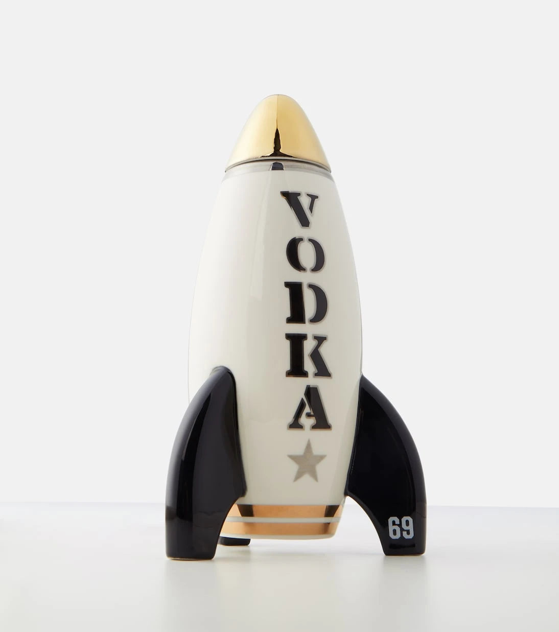 Jonathan Adler - Vice striped porcelain decanter