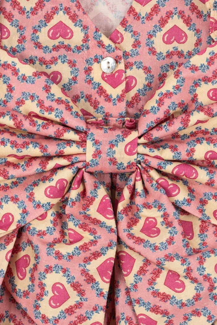 Konges Sløjd Pamuklu Etek Kesimli EVIA LS BOW DRESS GOTS