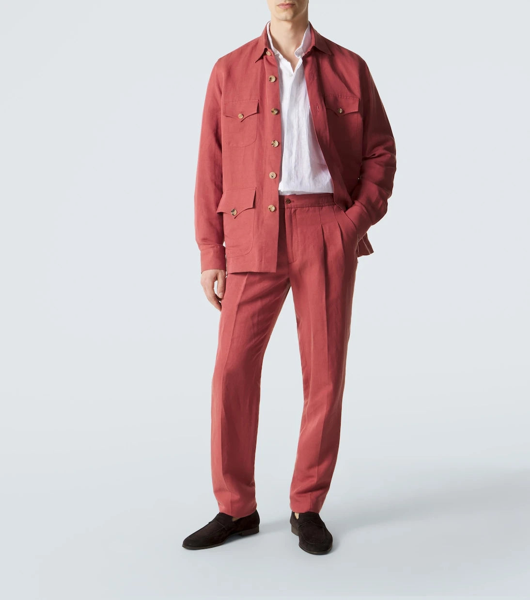 Rubinacci - Pleated tapered pants