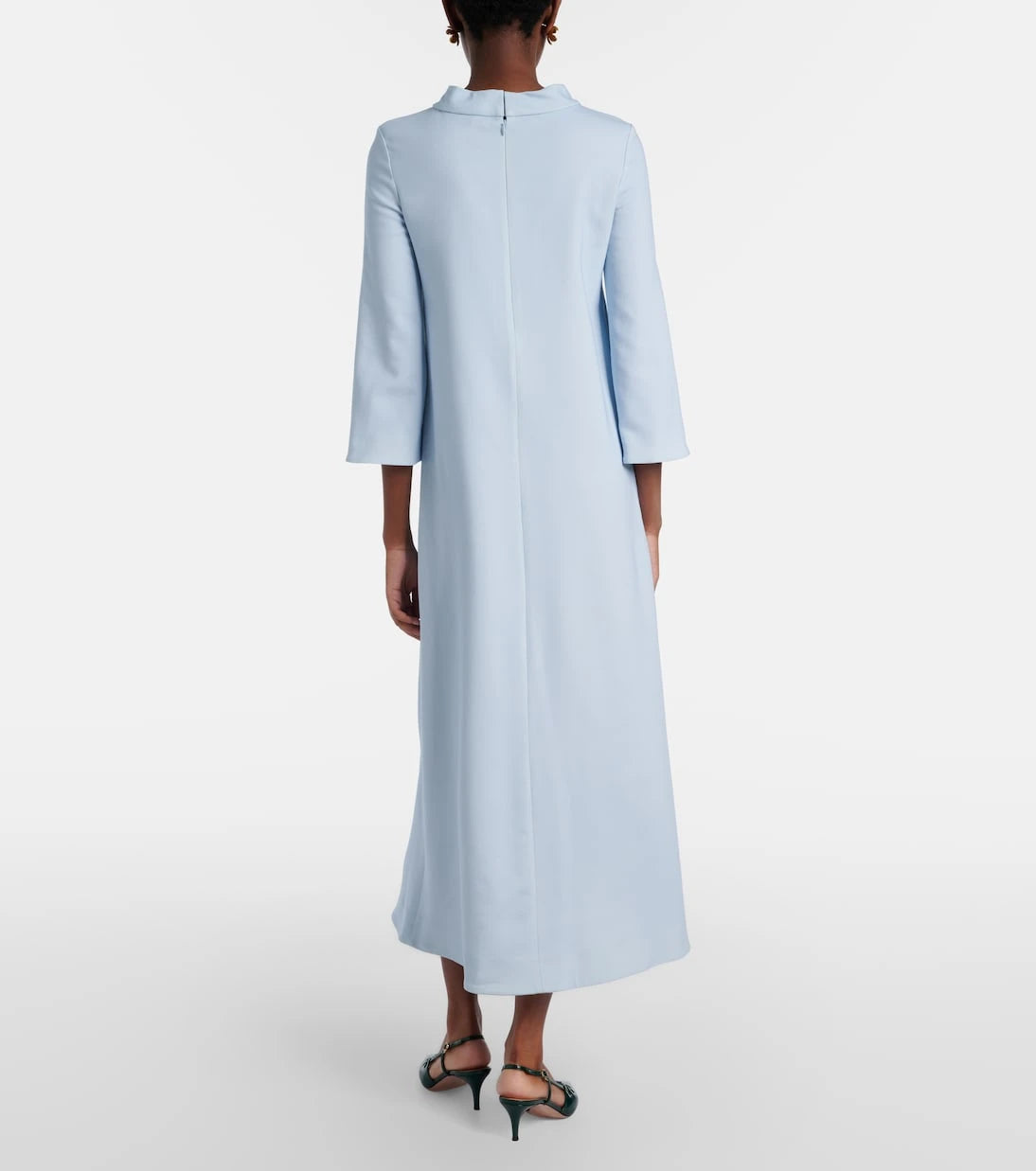 Oscar de la Renta - Porcelain Flower wool-blend kaftan