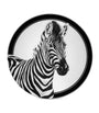 Set of 2 Zebra Bread Plates (17cm)