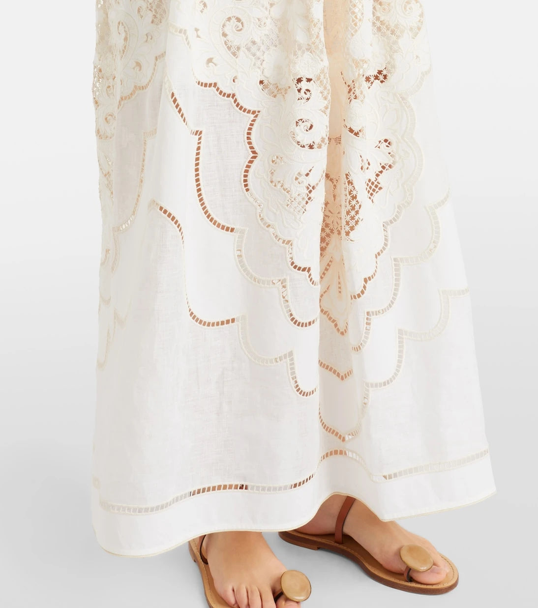 Zimmermann - Daylight embroidered linen maxi dress