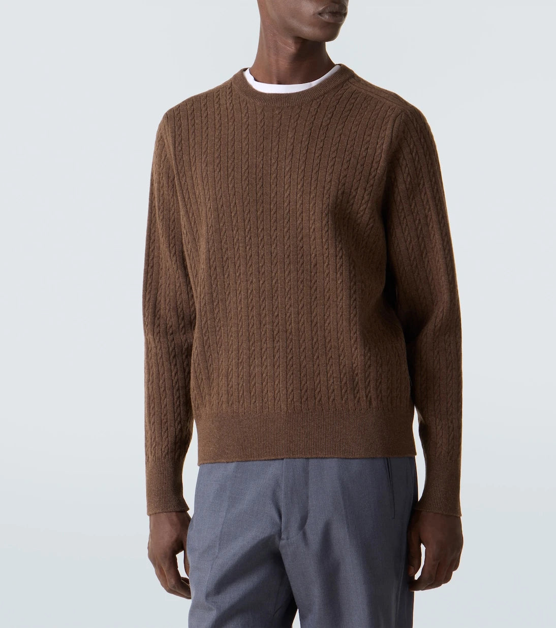 Auralee - Cable-knit wool sweater