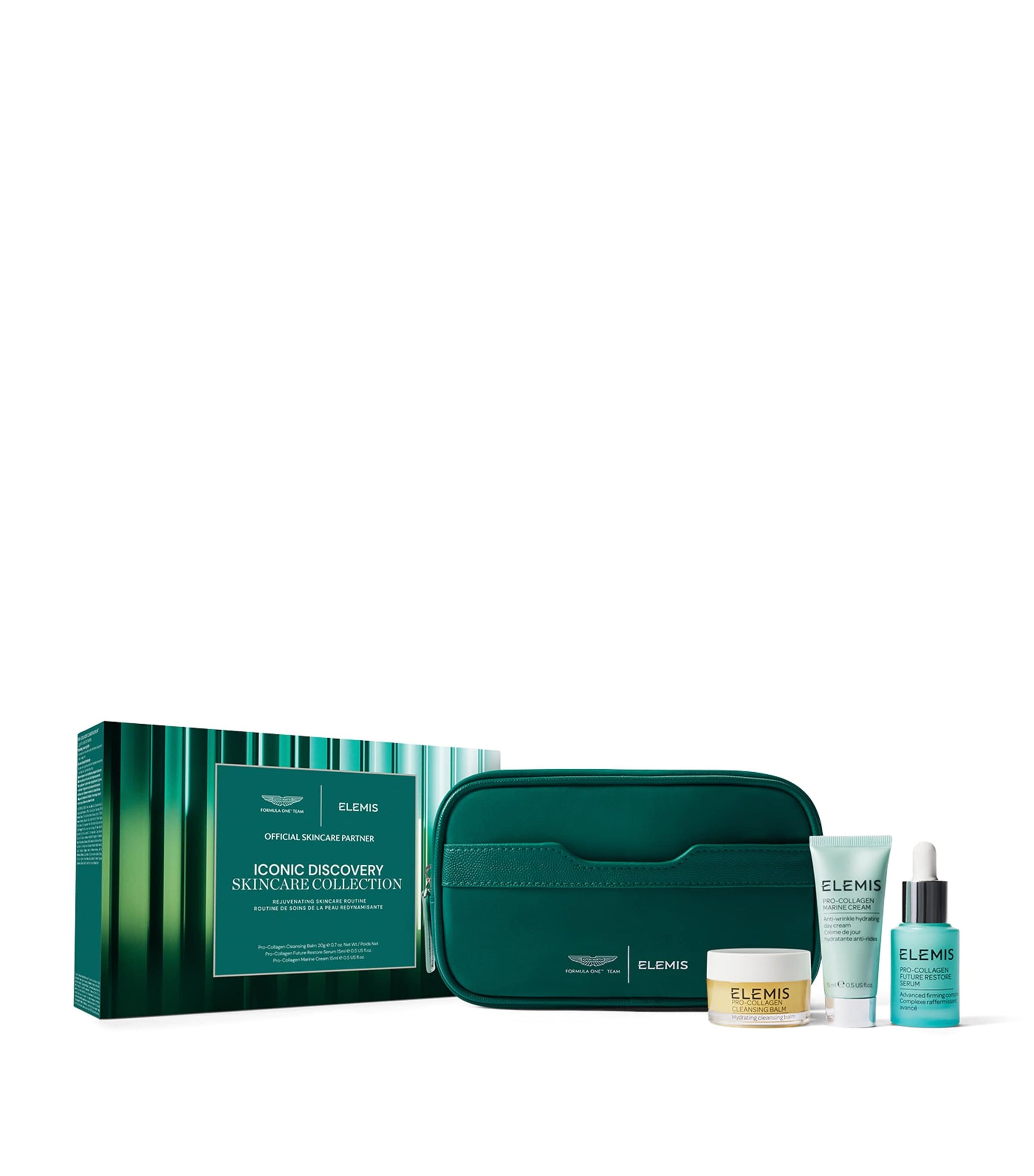 Elemis x Aston Martin Formula One Team Iconic Discovery Skincare Collection
