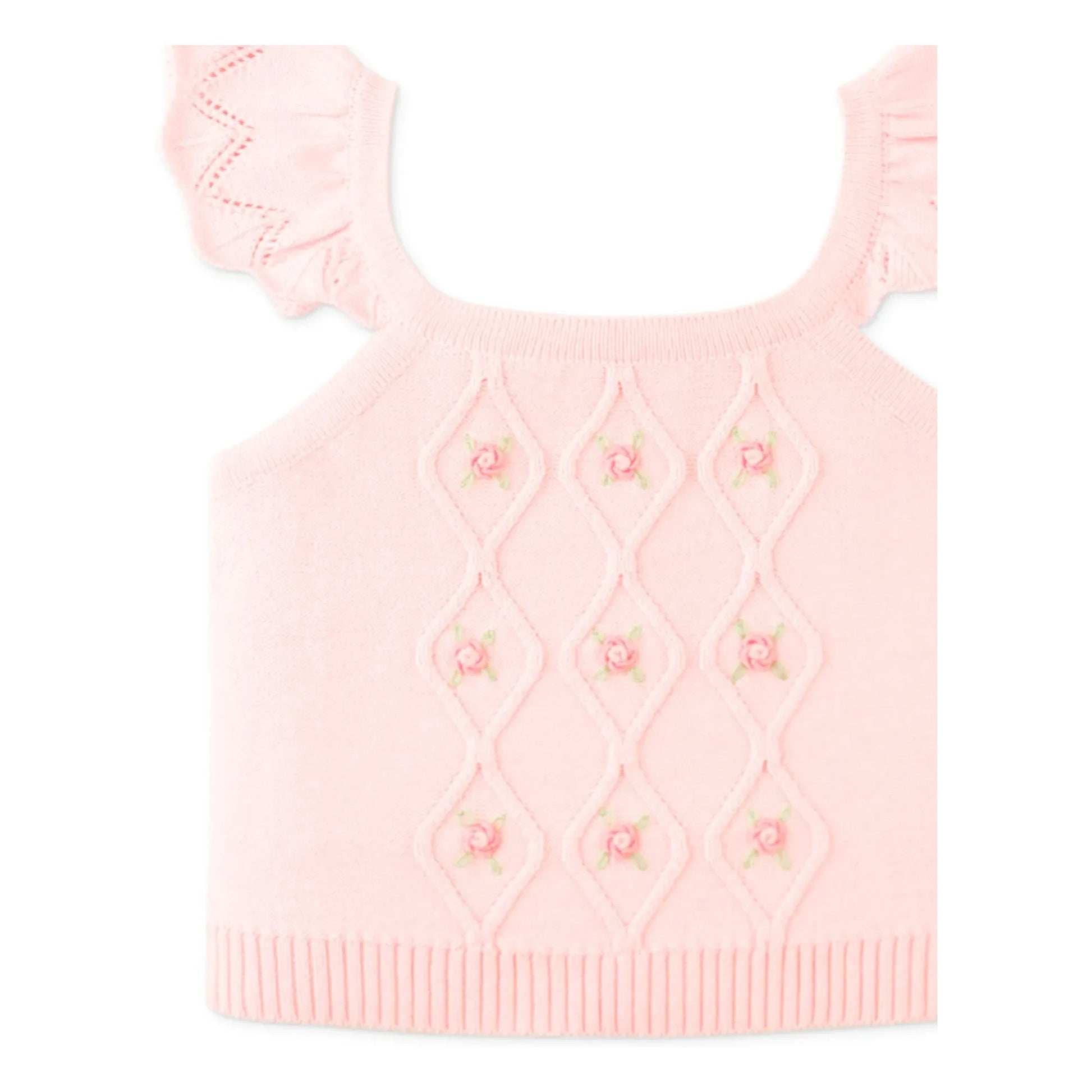Gingersnaps - Georgina Baby Knit Top | Pale Pink