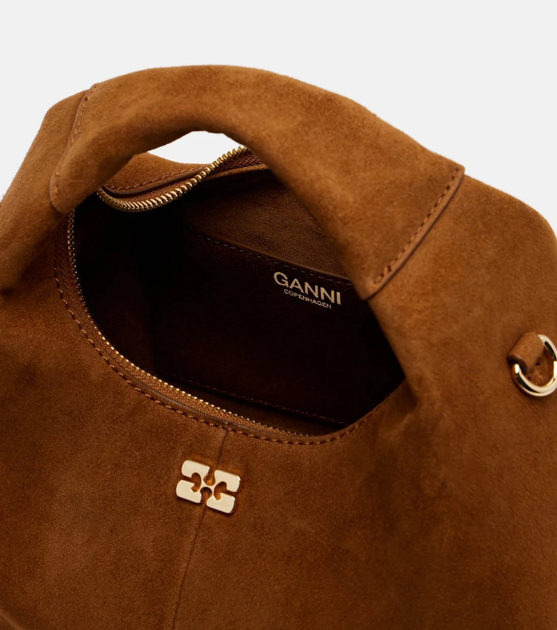 Ganni - Mini top-handle bag