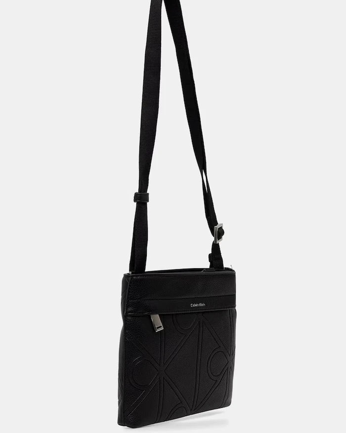 Calvin Klein erkek suni deri omuz çantası